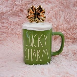Rae Dunn St. Patricks day "Lucky Charm" mug